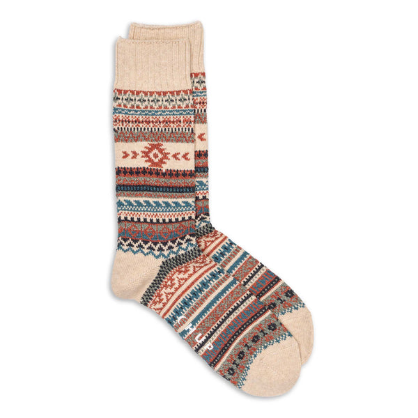 Chup Rio Colorado Crew Socks Alabaster-Socks-Clutch Cafe
