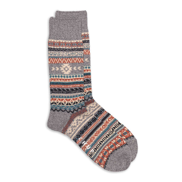 Chup Rio Colorado Crew Socks Coin Grey-Socks-Clutch Cafe