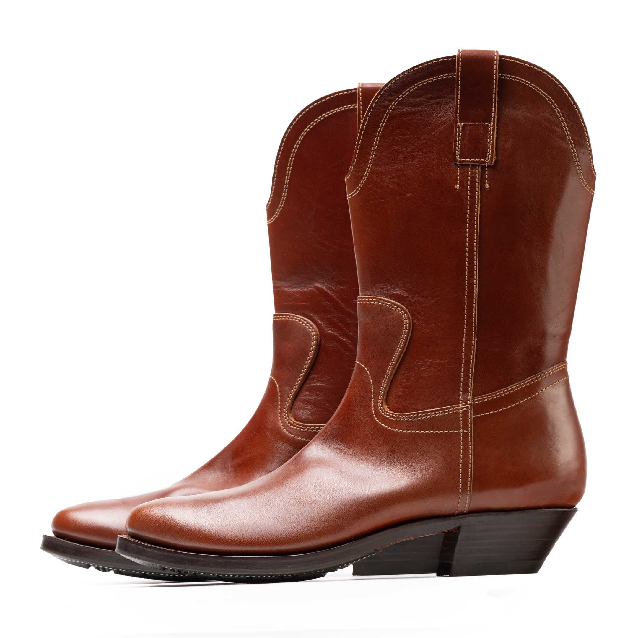Clinch Cowboy Boots Horsehide Brown – Clutch Cafe