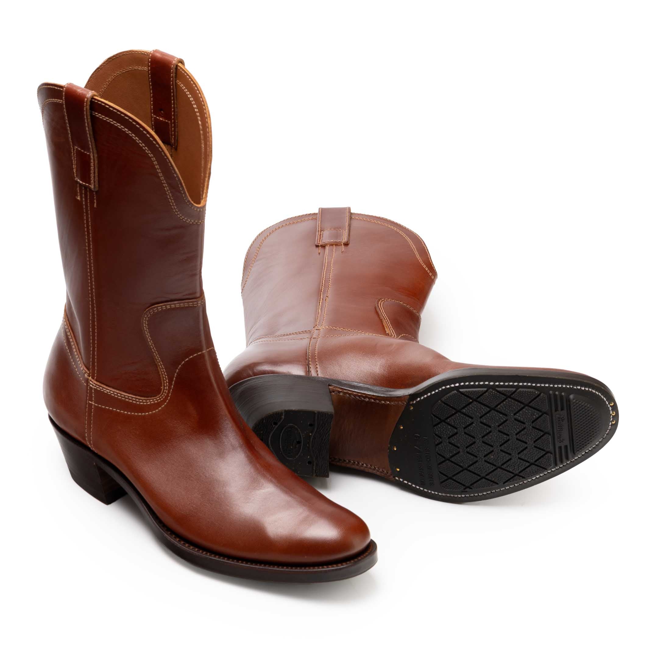 Clinch Cowboy Boots Horsebutt Brown-Boots-Clutch Cafe