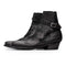 Clinch Jodhpur Boots Waxed Uneven Horse Suede Black-Boots-Clutch Cafe