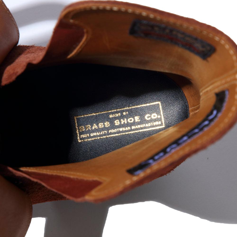 Clinch x Allevol Jodhpur Boots Shinki Horsehide Suede Brown-Boots-Clutch Cafe