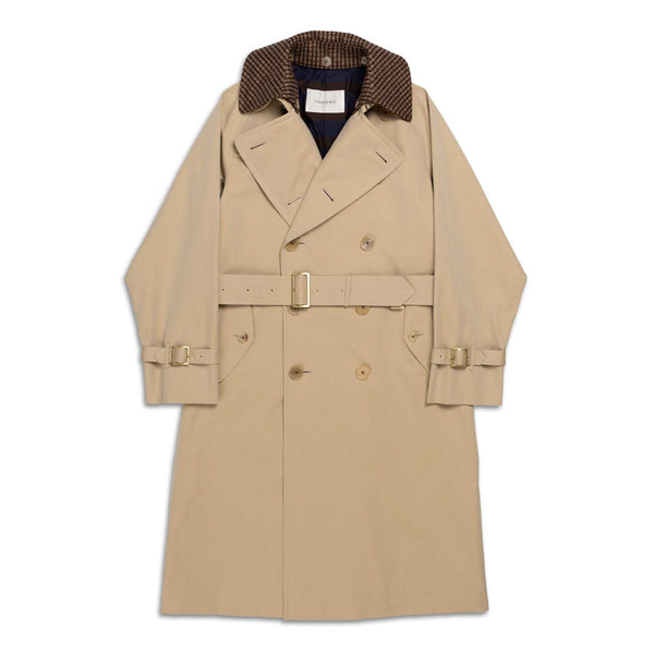 Coherence AL II Trench Coat Gabardine Beige-Overcoat-Clutch Cafe