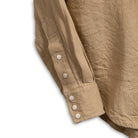 Coherence Abiquiu Western Shirt Aerocloth Linen Beige-Shirt-Clutch Cafe