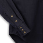 Coherence Abiquiu Western Shirt Rover Wool Twill D.Blue-Shirt-Clutch Cafe