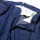 Coherence Alain 10oz Logger Selvedge Denim Trousers-Trousers-Clutch Cafe