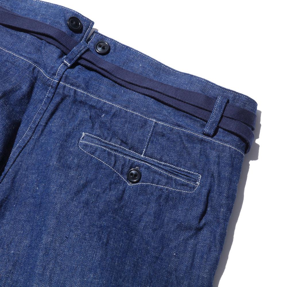 Coherence Alain 10oz Logger Selvedge Denim Trousers-Trousers-Clutch Cafe