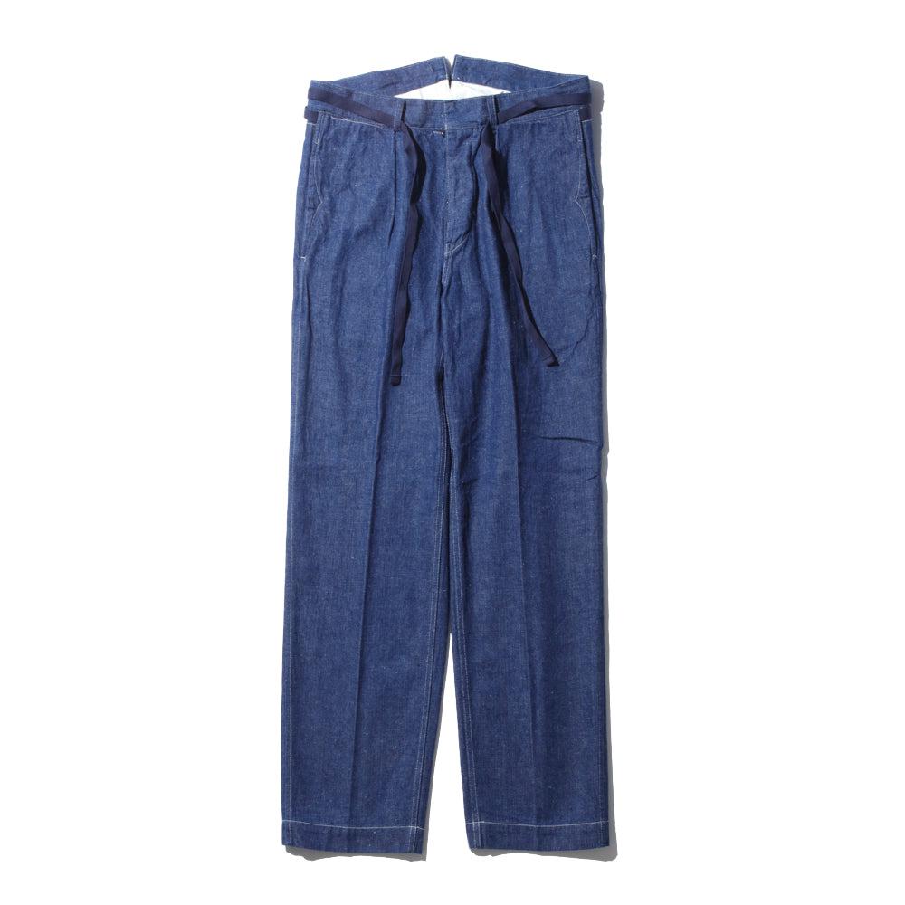 Coherence Alain 10oz Logger Selvedge Denim Trousers-Trousers-Clutch Cafe