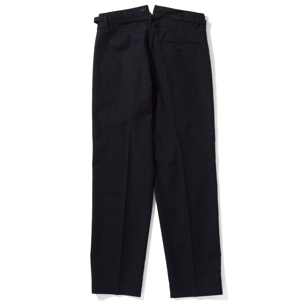 Coherence Alain Rover Wool Twill D.Blue-Trousers-Clutch Cafe