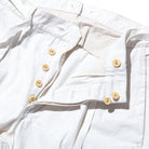 Coherence Alain Selvedge Yacht Canvas Trousers B.White-Trousers-Clutch Cafe