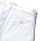 Coherence Alain Selvedge Yacht Canvas Trousers B.White-Trousers-Clutch Cafe
