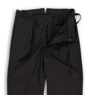 Coherence Alain Selvedge Yacht Canvas Trousers Black-Trousers-Clutch Cafe