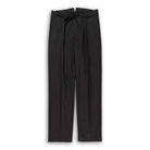 Coherence Alain Selvedge Yacht Canvas Trousers Black-Trousers-Clutch Cafe
