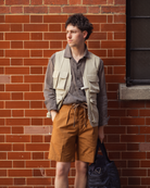 Coherence Alain Shorts Selvedge Yacht Canvas Cannele-Shorts-Clutch Cafe