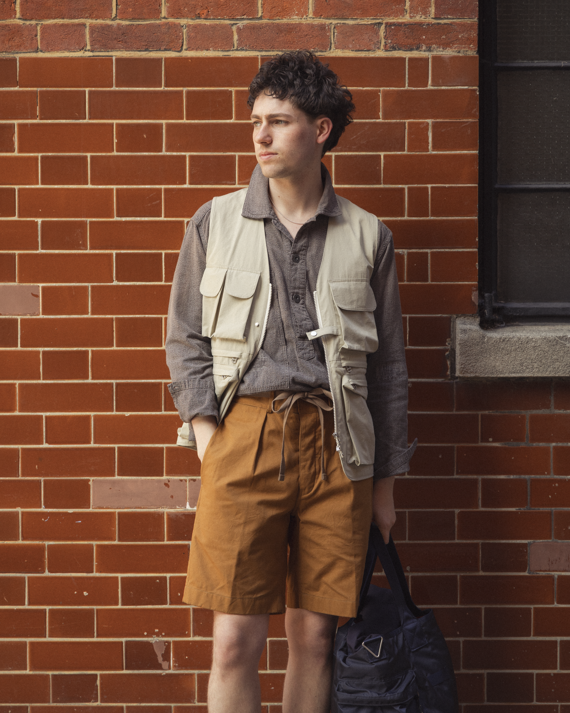 Coherence Alain Shorts Selvedge Yacht Canvas Cannele-Shorts-Clutch Cafe