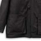 Coherence Birks-FLB Yacht Canvas Black-Jacket-Clutch Cafe