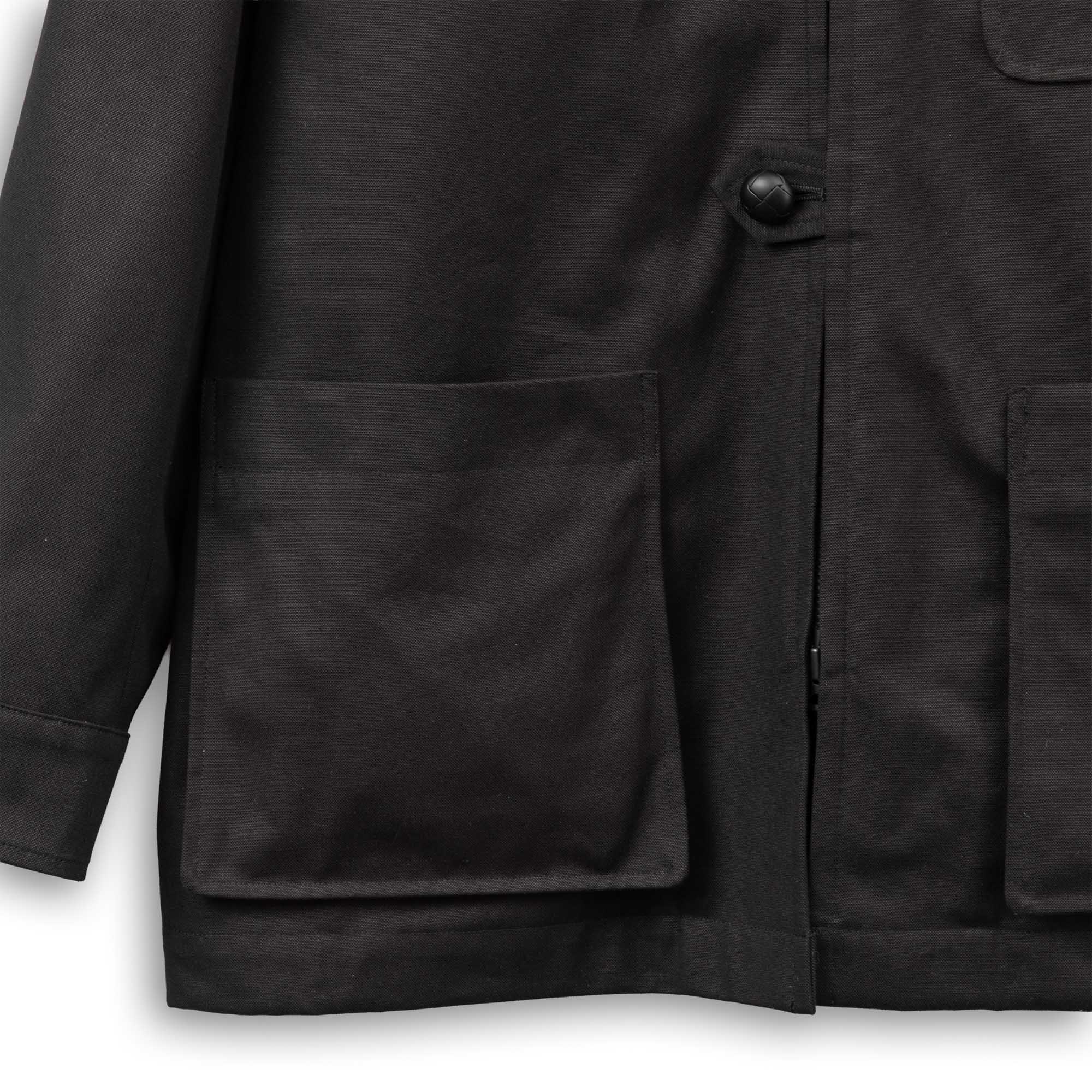 Coherence Birks-FLB Yacht Canvas Black-Jacket-Clutch Cafe