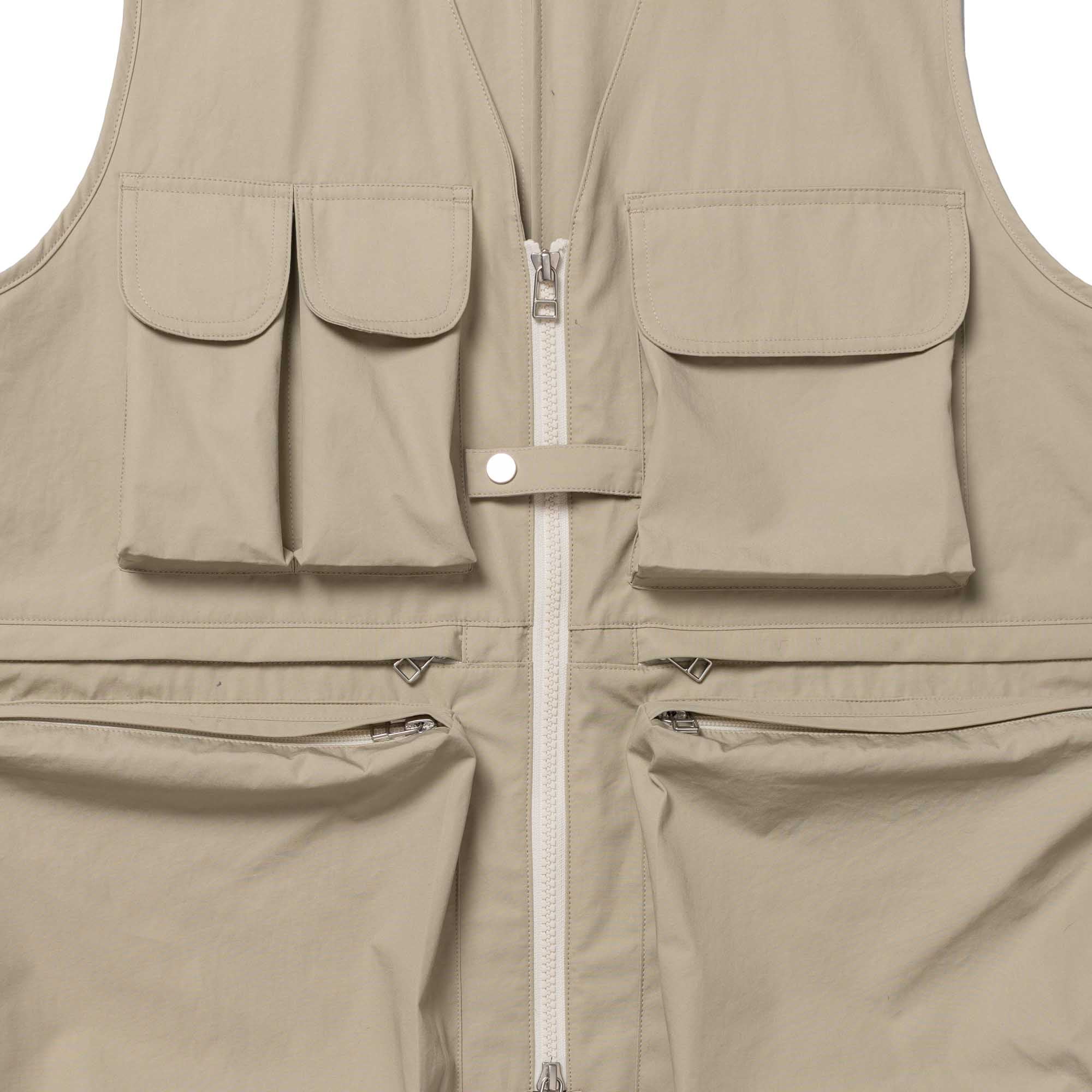 Coherence CiCi Vest Weather Resistant Cotton Sand-Vest-Clutch Cafe