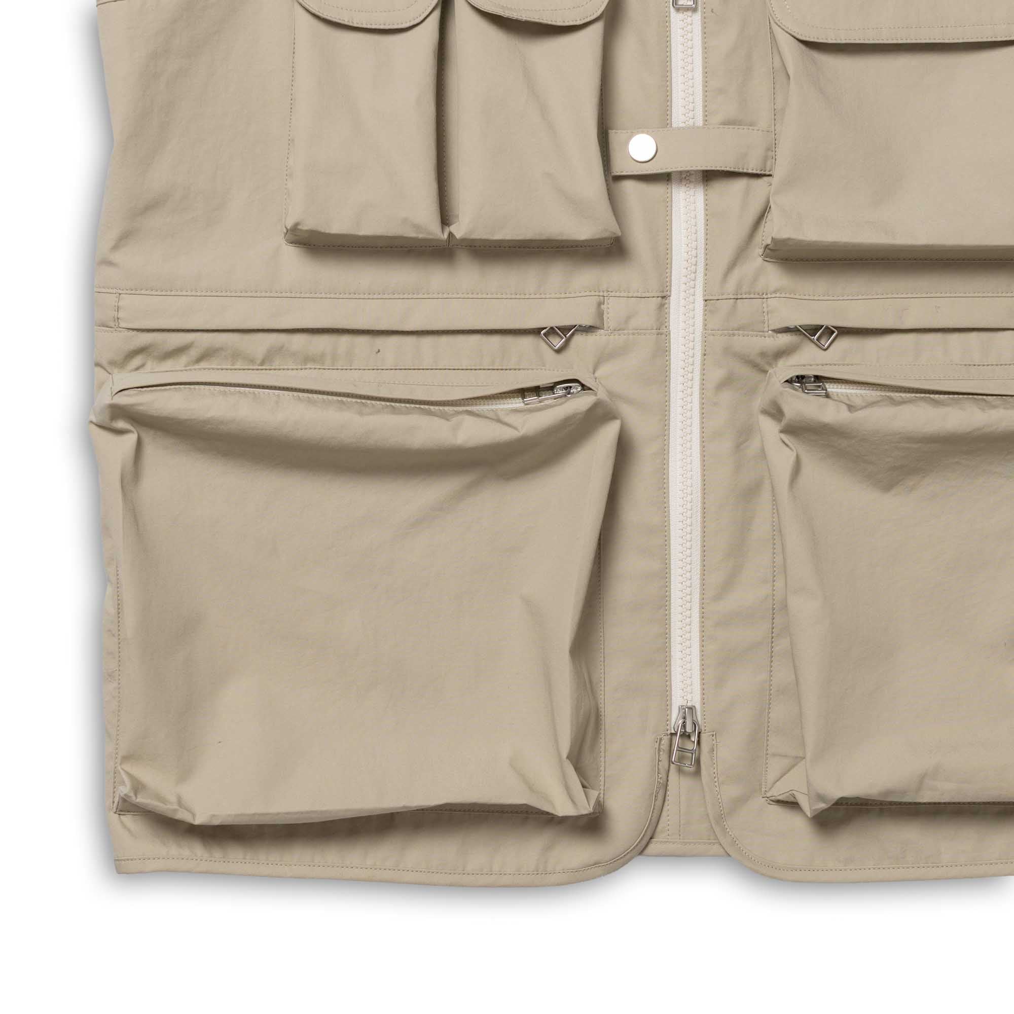 Coherence CiCi Vest Weather Resistant Cotton Sand-Vest-Clutch Cafe