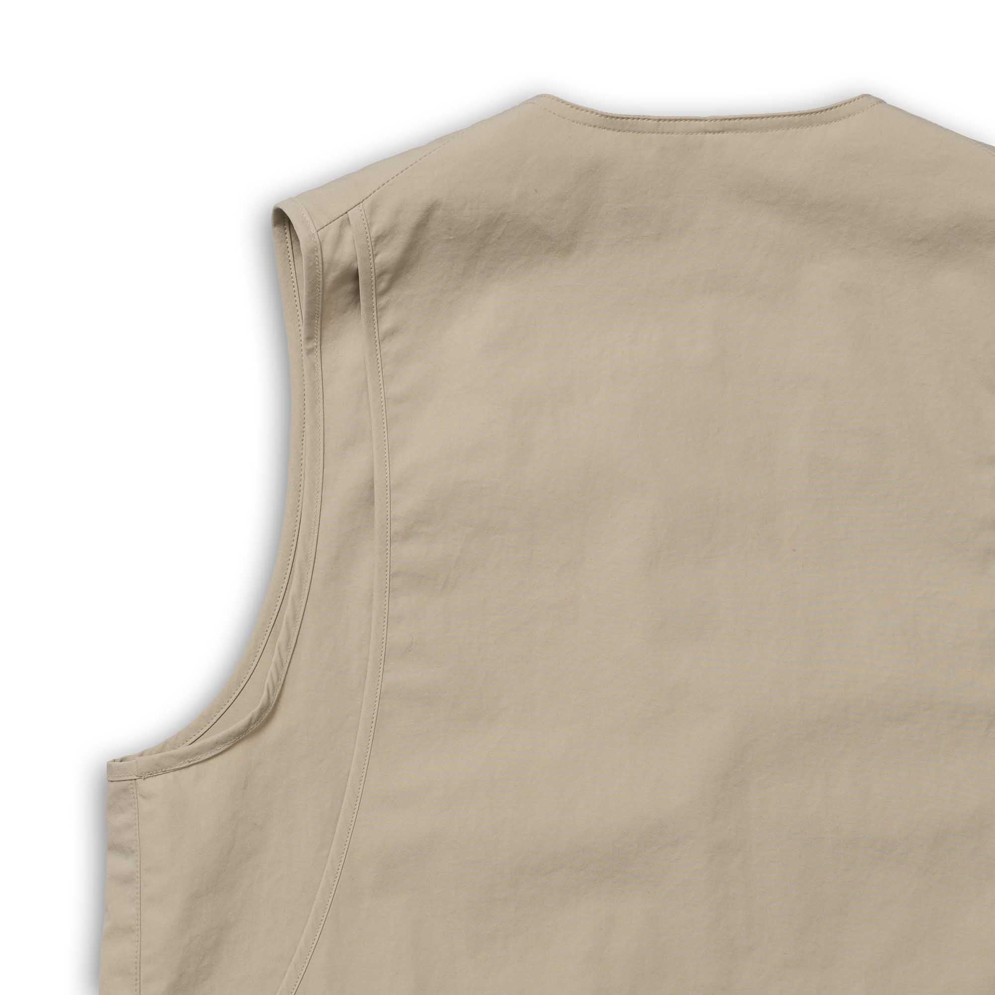 Coherence CiCi Vest Weather Resistant Cotton Sand-Vest-Clutch Cafe