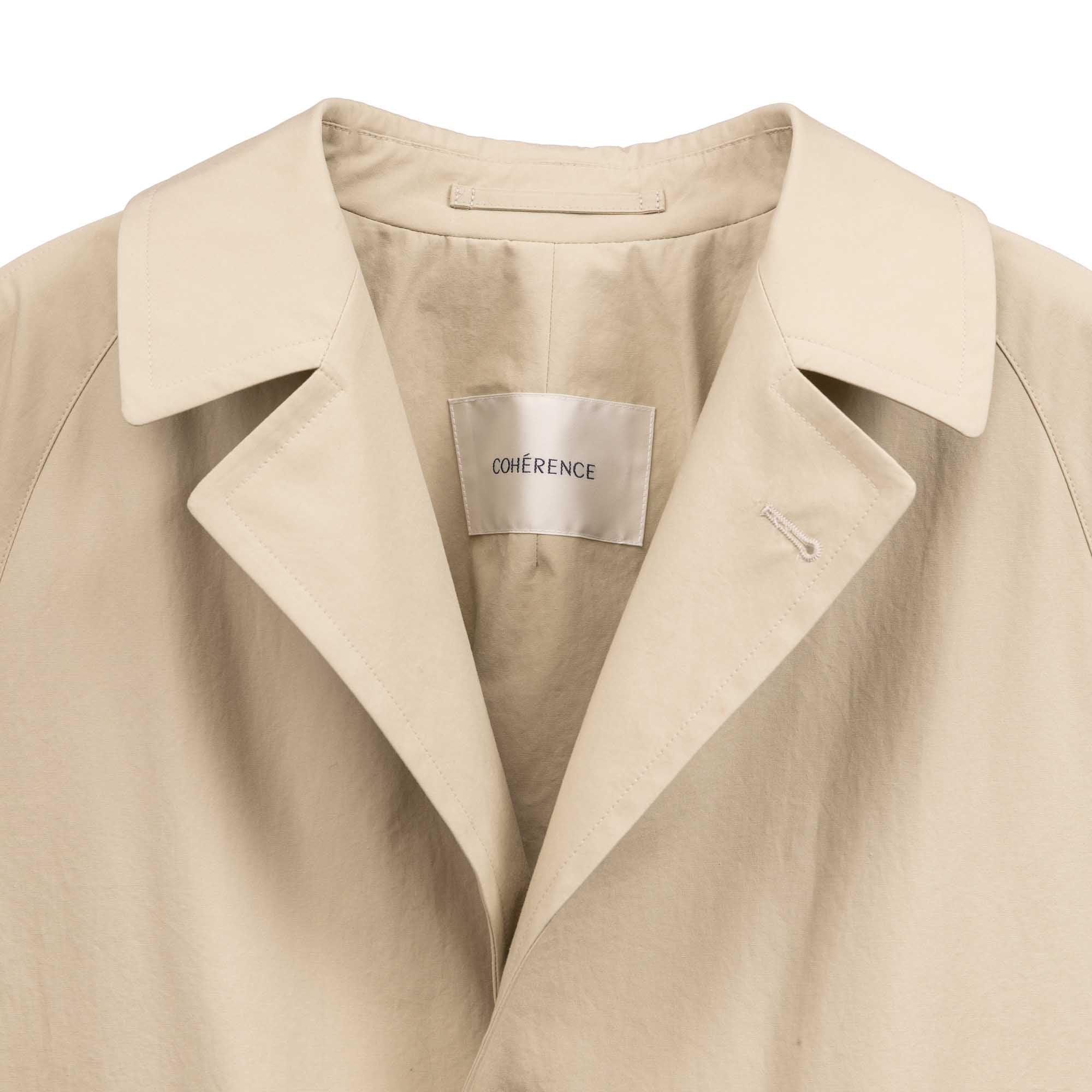 Coherence Corb II Weather Resistant Cotton Sand-Coat-Clutch Cafe