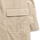 Coherence Corb II Weather Resistant Cotton Sand-Coat-Clutch Cafe