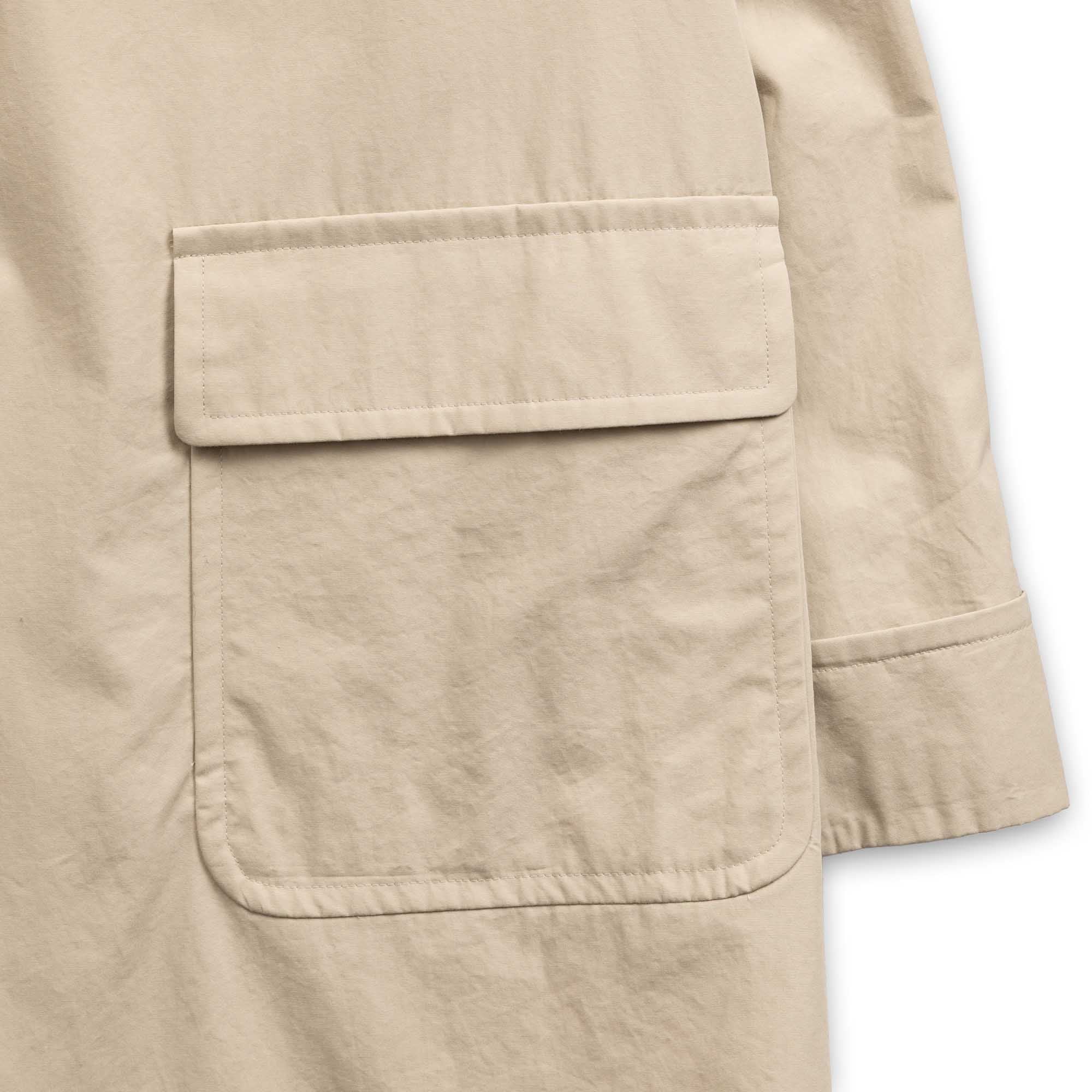 Coherence Corb II Weather Resistant Cotton Sand-Coat-Clutch Cafe