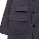 Coherence Corb II Weather Resistant Cotton Slate Blue-Coat-Clutch Cafe