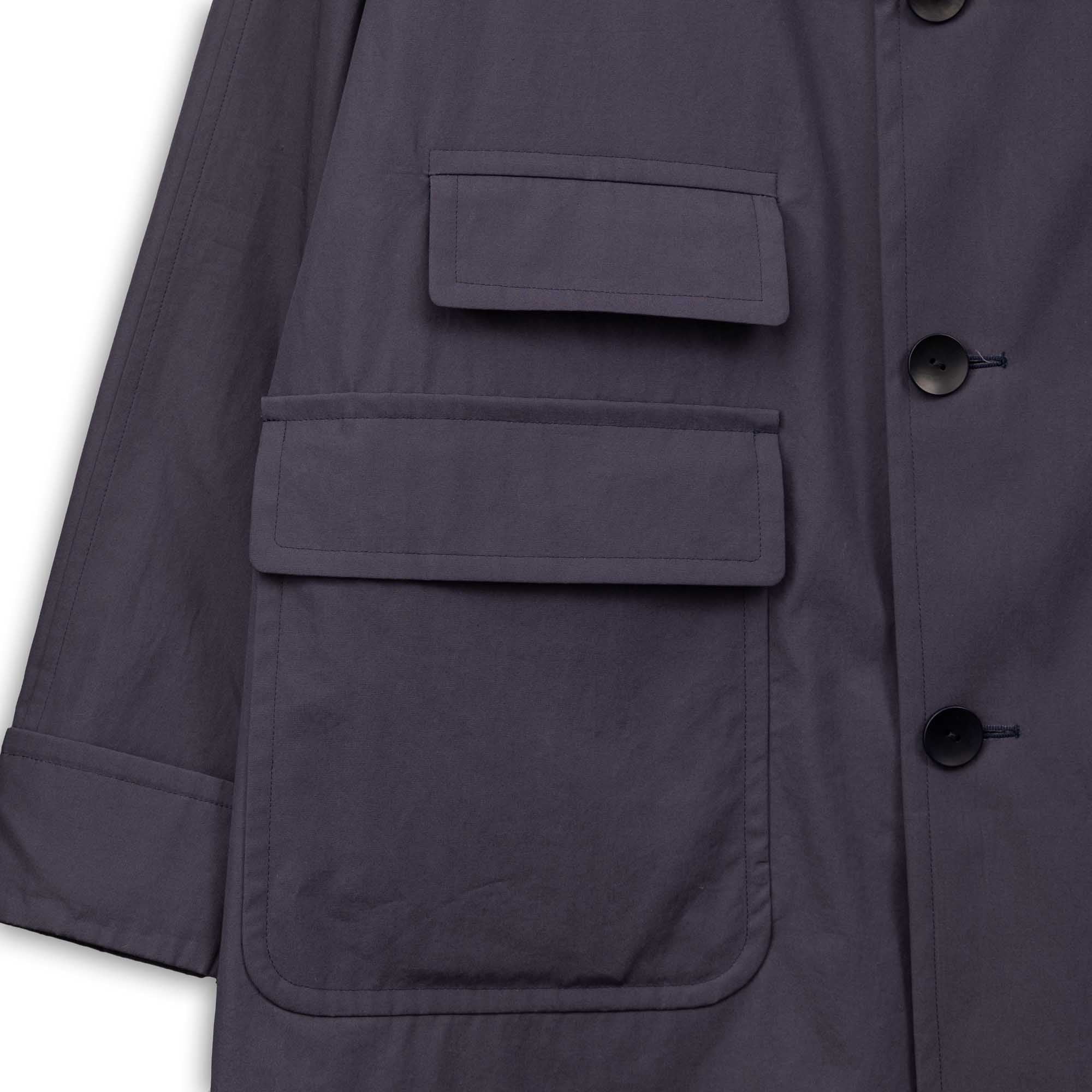 Coherence Corb II Weather Resistant Cotton Slate Blue-Coat-Clutch Cafe