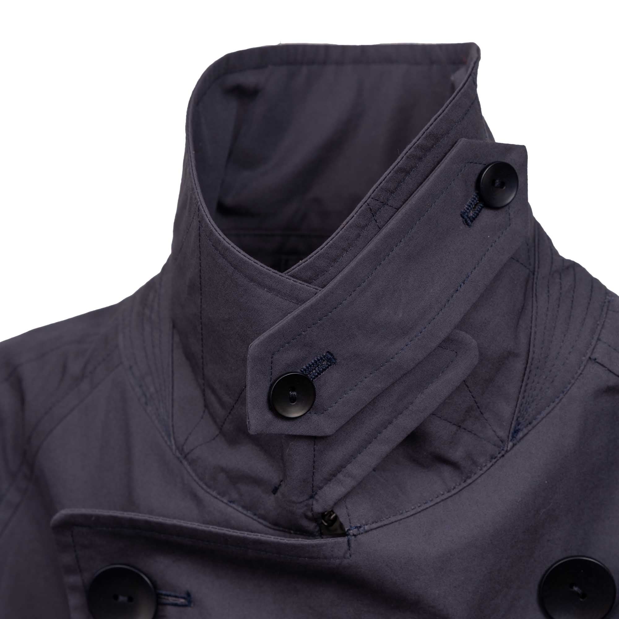 Coherence Fou Fou II Weather Resistant Cotton Slate Blue-Coat-Clutch Cafe