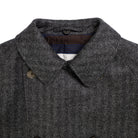 Coherence FouFou II Chevron Tweed Jersey Grey-coat-Clutch Cafe