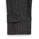 Coherence FouFou II Chevron Tweed Jersey Grey-coat-Clutch Cafe