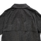 Coherence FouFou II Chevron Tweed Jersey Grey-coat-Clutch Cafe