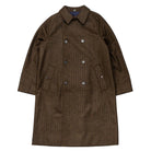 Coherence FouFou II Coat Tweed Jersey Chevron Brown-coat-Clutch Cafe