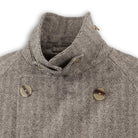 Coherence FouFou II Coat Tweed Jersey Chevron L. Beige-coat-Clutch Cafe