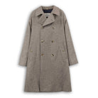 Coherence FouFou II Coat Tweed Jersey Chevron L. Beige-coat-Clutch Cafe