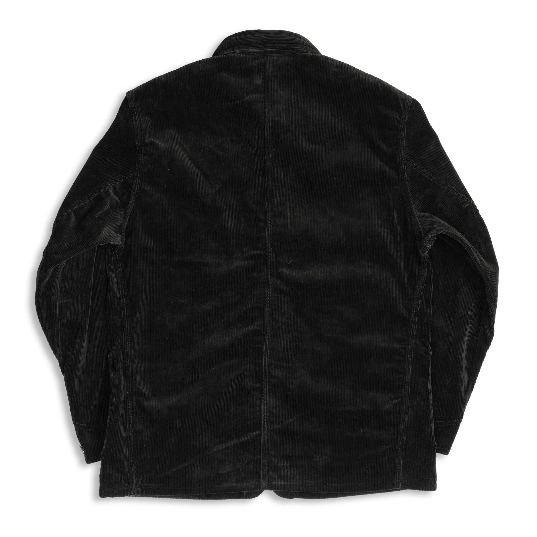 Coherence Jackson 10 Wale Corduroy Black-Jacket-Clutch Cafe