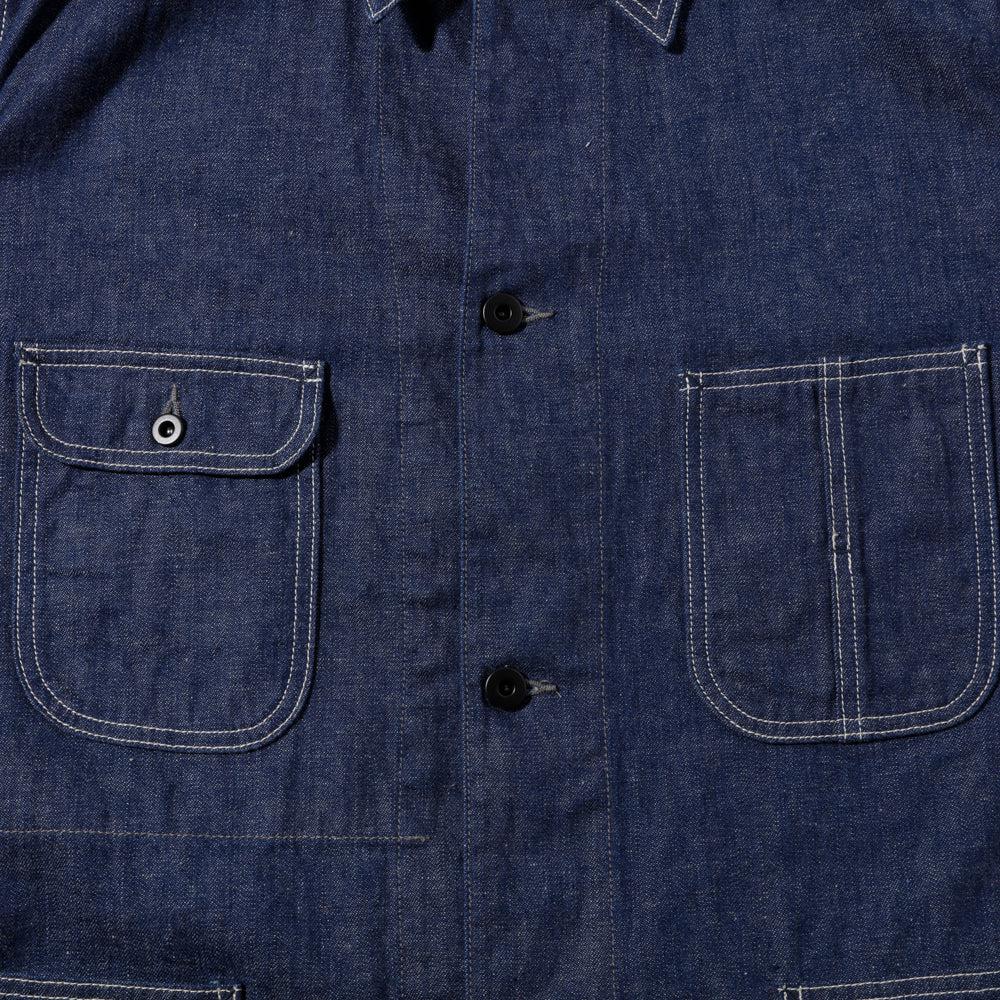 Coherence Jackson 10oz Logger Selvedge Denim Indigo-Jacket-Clutch Cafe