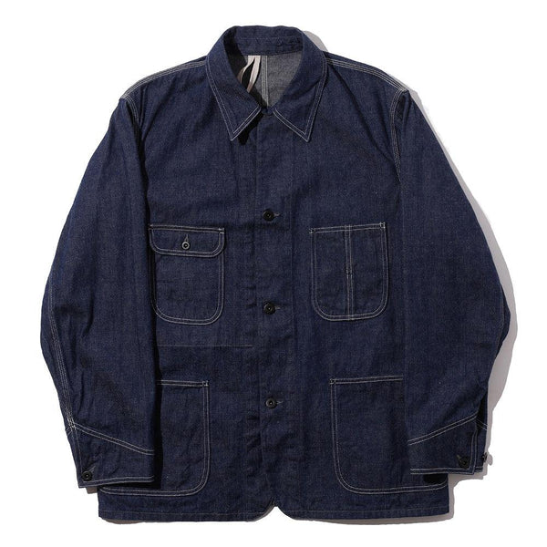 Coherence Jackson 10oz Logger Selvedge Denim Indigo-Jacket-Clutch Cafe