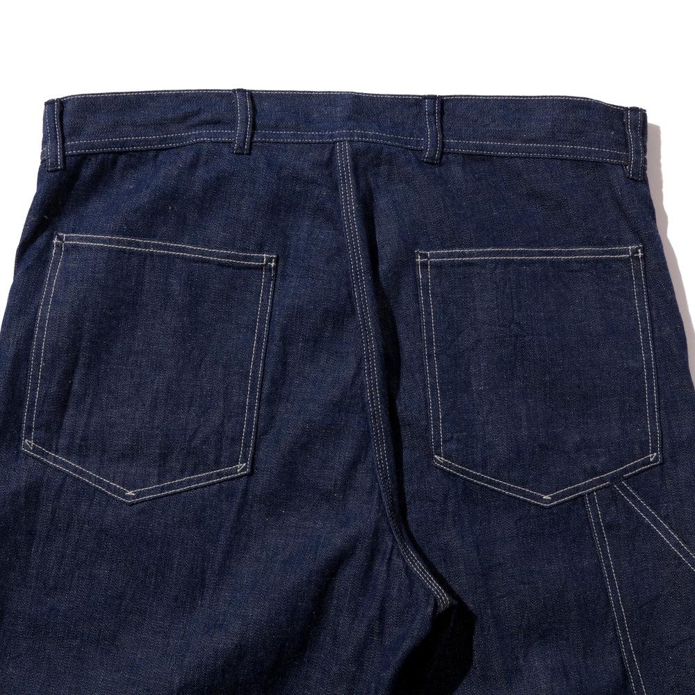 Coherence Paul Trousers 10 oz Logger Selvedge Denim Indigo-Trousers-Clutch Cafe