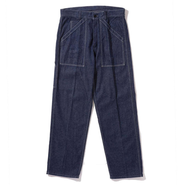 Coherence Paul Trousers 10 oz Logger Selvedge Denim Indigo-Trousers-Clutch Cafe