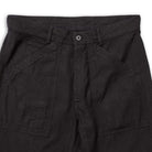 Coherence Paul Trousers Linen/Cotton Chevron Black-Trousers-Clutch Cafe
