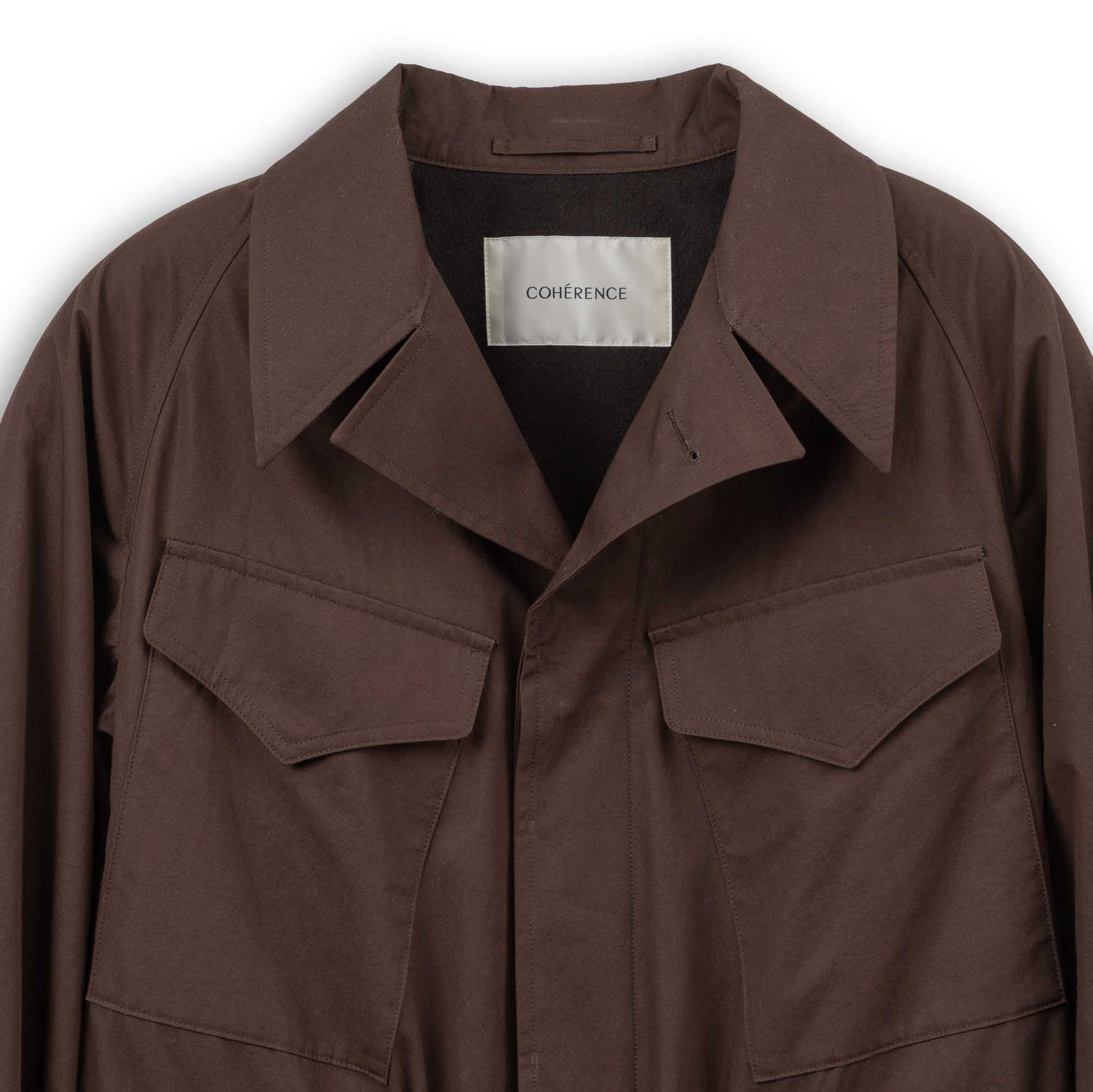 Coherence Robert-FLC Jacket Cacao-Jacket-Clutch Cafe