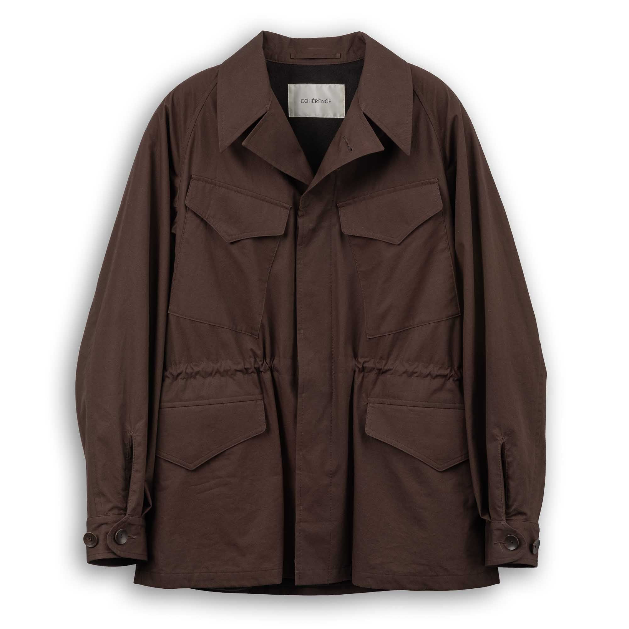 Coherence Robert-FLC Jacket Cacao-Jacket-Clutch Cafe