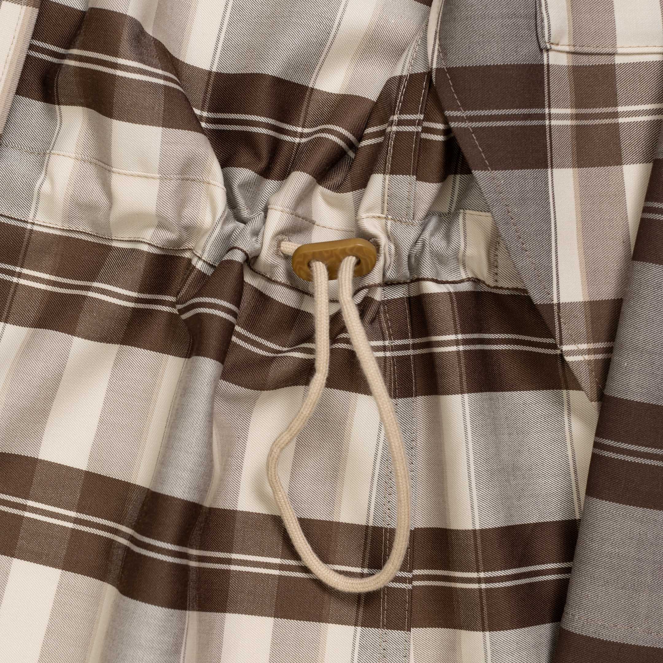 Coherence Vernon-D Antique Wool Gabardine Beige-Coat-Clutch Cafe