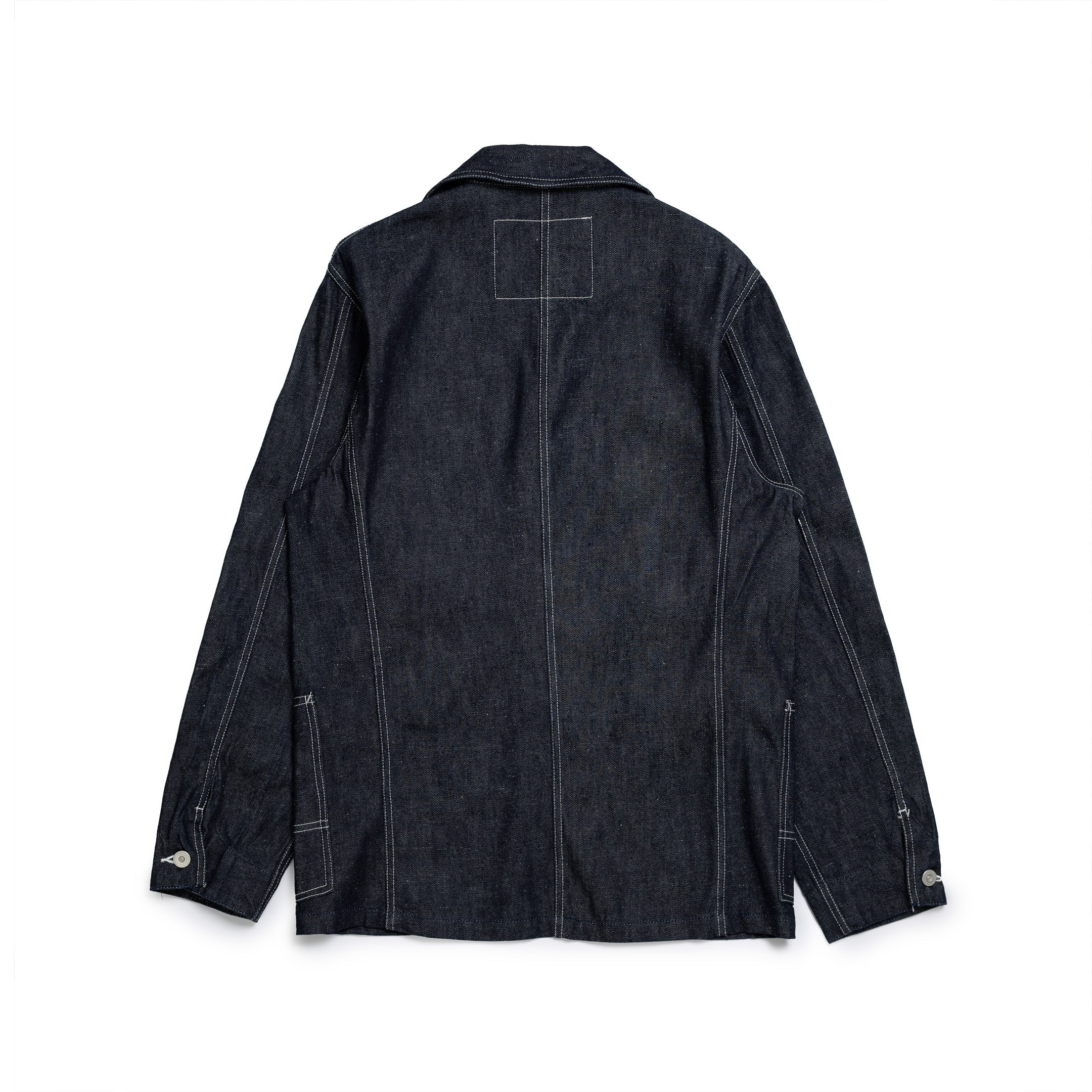 Cushman Lot. 21894 10 oz Denim Coverall-Jacket-Clutch Cafe