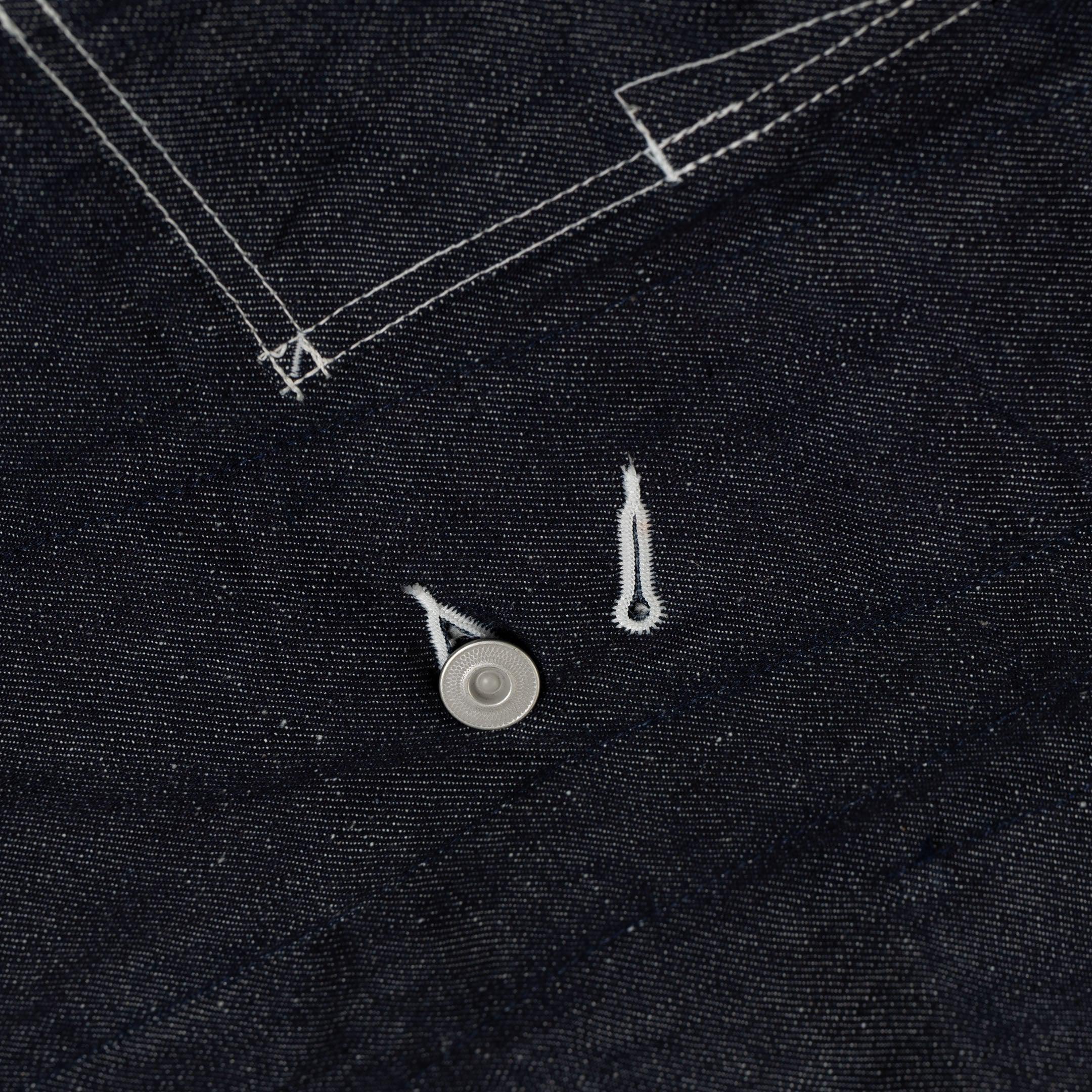 Cushman Lot. 21894 10 oz Denim Coverall-Jacket-Clutch Cafe