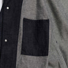 Cushman Lot. 21894 10 oz Denim Coverall-Jacket-Clutch Cafe