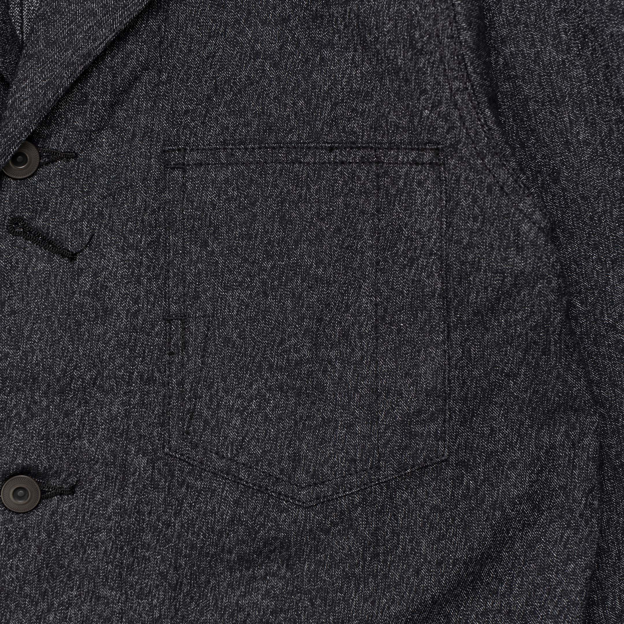 Cushman Lot. 21895 Black Chambray Coverall-Jacket-Clutch Cafe