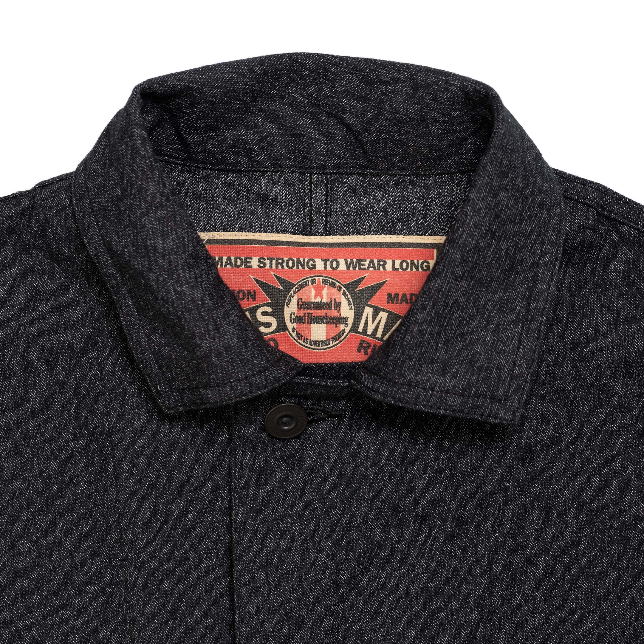 Cushman Lot. 21895 Black Chambray Coverall-Jacket-Clutch Cafe